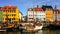 The colorful port of Nyhavn in Copenhagen