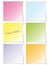 Colorful post-it set