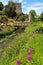 Colorful postcard of Blarney castle