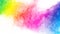 Colorful powder explosion.Bright pastel color dust particles splash