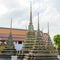 Colorful Prangs at Wat Phra Chetuphon, Bangkok, Thailand