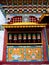 Colorful prayer wheels for good karma in Sikkim, India