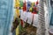 Colorful prayerflags at Burning Lake, a religious site, Jakar, Bumthang Valley, Bhutan