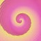 Colorful propelelr makes funny abstract spirals in warm colors.  The psychedelic helix