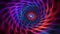 Colorful psychadelic optical spin illusion background, AI Generated