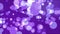 Colorful purple light bubble divine dimension bokeh blur absract dark screen