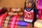 Colorful purse at a Tarabuco traditional market, Bolivia