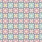 Colorful Quatrefoil Lattice Pattern, seamless vector background.