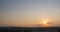 Colorful Quick Time Laps of the Sunset over the Horizon is 4K. Time lapse of Clouds at Sunset Illuminated by the Sun 4K