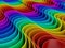 Colorful rainbow background,3d