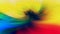 Colorful rainbow background explosion vibrant. curl