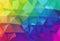 Colorful rainbow polygon background or vector