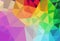 Colorful rainbow polygon background or vector