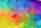 Colorful rainbow polygon background or vector