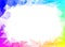 Colorful rainbow polygon background or vector