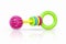 Colorful rattle baby toy