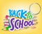 Colorful Realistic 3D Back to School Title Texts