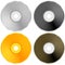 Colorful Realistic Compact Discs