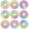 Colorful Realistic Compact Discs