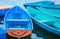 Colorful Recreation Boats At The Pier