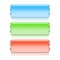 Colorful rectangle web buttons