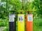 Colorful Recycling Bins