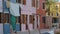 Colorful residential facades of italian Burano