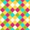 Colorful rhombus background