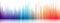 Colorful rhythmic sound wave equalizer pillars background with transparent effect