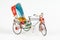 Colorful rickshaw toy