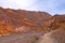 Colorful Ridge above a Desert Canyon