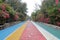 Colorful road of baitangwan vacation spots, adobe rgb