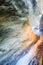 Colorful Rock Formation, Beautiful Layers atTrummelbach falls, Interlaken, Bern canton, Switzerland, waterfall in the mountain