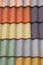 Colorful roof tiles