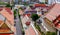 Colorful roofs of Bangkok palace