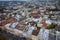 Colorful roofs of the old city. Lviv