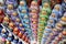 Colorful Rows of Matryoshkas Gathering Together