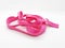 Colorful Rubber Rope for Woman Yoga Training in White Isolated Background 03