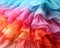 colorful ruffled fabric background