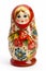 Colorful Russian Nested Matreshka Dolls.