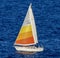 A Colorful Sailboat