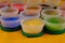 Colorful Sand Powders for Art