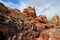 Colorful Sandstone Rock Dome Formations at Valley of Fire