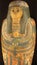 Colorful sarcophagus detail, Egypt