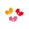 Colorful satin bows set