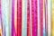 Colorful satin ribbons texture