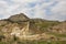 Colorful Scenic Badlands in the Midwest in the Summer