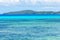 Colorful sea in Nacula Island in Fiji