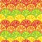 Colorful seamless citrus background