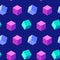 Colorful seamless geometric pattern